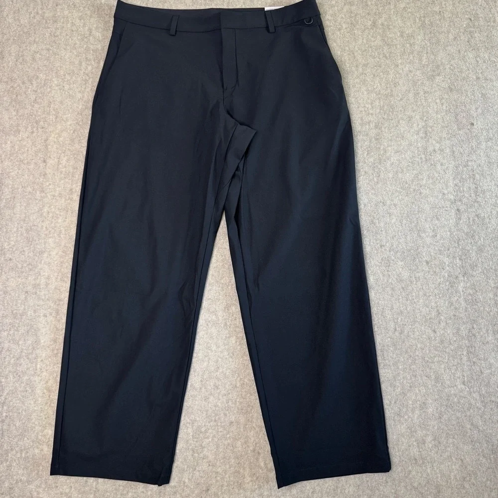 NWT Nike 24.7 Dri-FIT Training Pants Mens 38x34 Black Loose Fit Athletic UPF 40